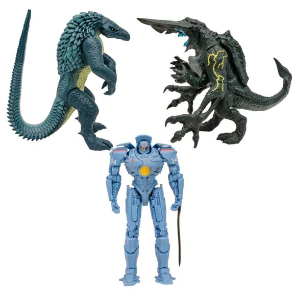 NEW McFarlane Toys Pacific Rim Raiju, Knifehead & Gipsy Danger 4'' Figures - Picture 1 of 8